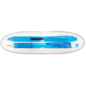 Energel-X Pen and Pencil Gift Set Sky Blue