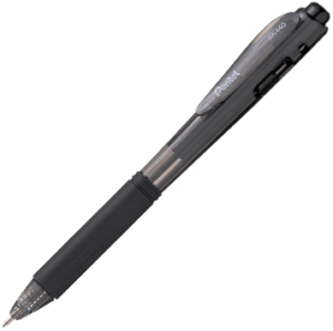 Retractable Ballpoint Pen - Soft Grip - Black
