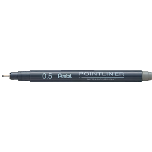 POINTLINER FINELINER PIGMENT INK 0.5MM GREY