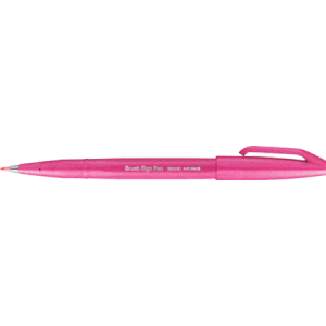 BRUSH SIGN PEN - PINK (10PC PER BOX)